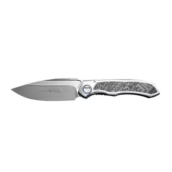 Microtech Anax Manual Integral S/E Bead Blast Carbon Fiber Ti 190C-7 CFITI