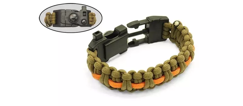 Многофункциональный браслет из паракорда, WA-025GN