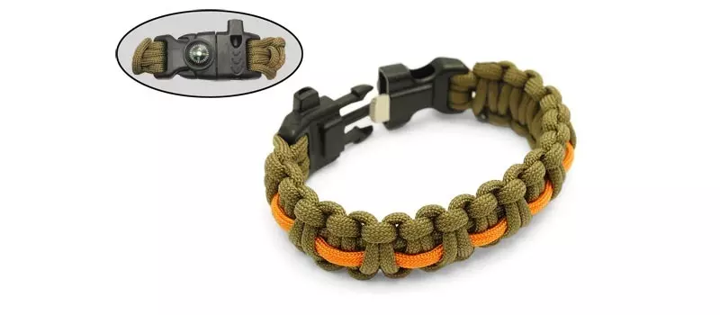 Многофункциональный браслет из паракорда, WA-026GN