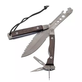 Многофункциональный нож Оборотень-2, сталь 65х13, венге