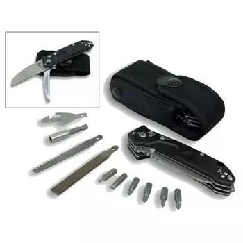 Многофункциональный складной нож 87 мм с выкидным стропорезом Extrema Ratio Police EVO, сталь Bhler N690, рукоять алюминий