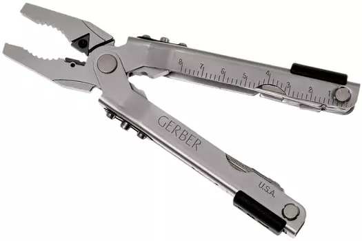 Мультитул Gerber - MP 600 Stainless Bluntnose, сталь 420HC, серебристый