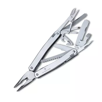 Мультитул Victorinox SwissTool Spirit, сталь X50CrMoV15, рукоять нержавеющая сталь, серый