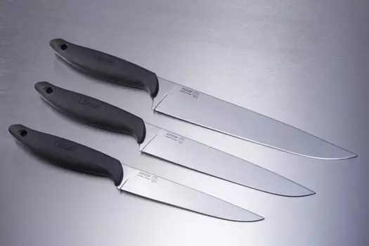Набор кухонных ножей "Тройка", сталь AUS-8, Кизляр