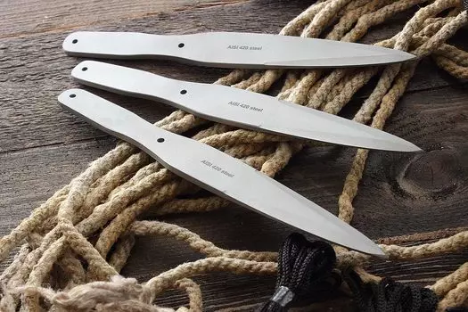 Набор метательных ножей SPIRE satin