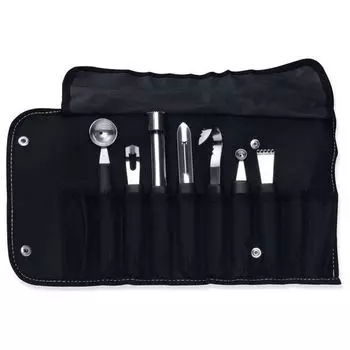 Набор ножей для фигурной вырезки Essentials BergHOFF, 7 предметов, 1108478, сталь X30Cr13, пластик