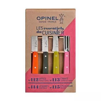 Набор ножей Opinel Less Essentieles, нержавеющая сталь, (4 шт)