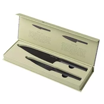 Набор ножей Ron BergHOFF, 2 прибора, 3900070, сталь X30Cr13, нержавеющая сталь