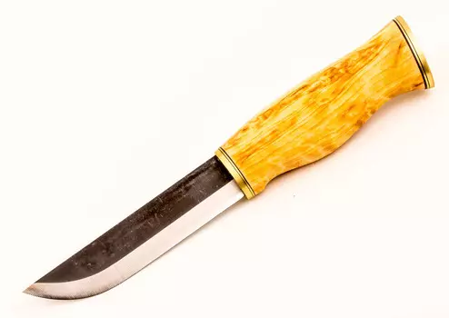 Нож Ahti Puukko Kaato, финская береза, сталь Carbon