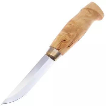 Нож Ahti Puukko Metsa 95, сталь 12C27, рукоять финская береза