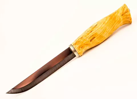 Нож Ahti Puukko Vaara 125 SS, финская береза