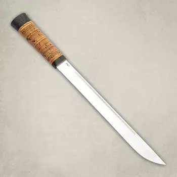 Нож АиР Бурятский большой, сталь 95х18, рукоять береста