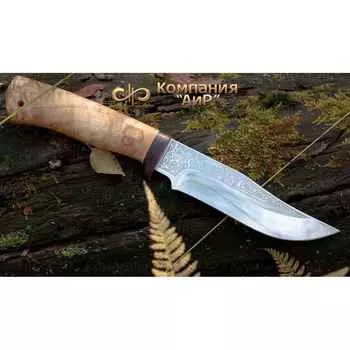 Нож АиР Клычок-1, сталь 110х18 М-ШД, рукоять карельская береза