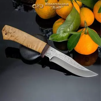 Нож АиР Клычок-1, сталь Elmax, рукоять карельская береза