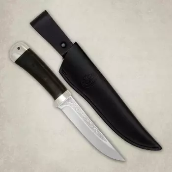 Нож АиР «Лиса», сталь 95х18, рукоять кожа, алюминий