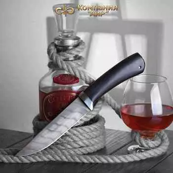 Нож АиР «Лиса», сталь ZDI 1016, рукоять граб, алюминий