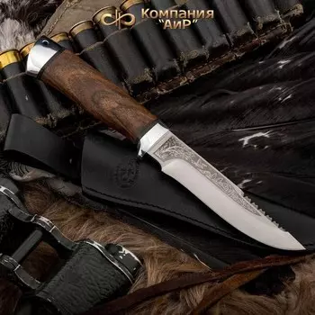 Нож АиР Стрелец, сталь 110х18 М-ШД, рукоять дерево