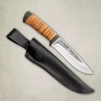 Нож АиР Турист, сталь ЭП-766, рукоять береста