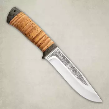 Нож АиР Турист, сталь M390, рукоять береста