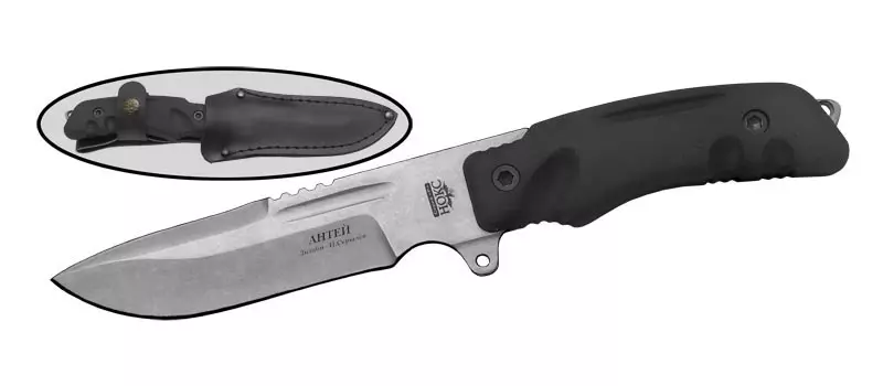 Нож Антей, кожаные ножны