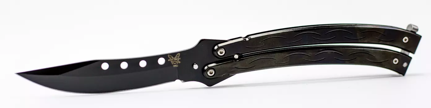 Нож-бабочка (балисонг) Бэтмен, черный