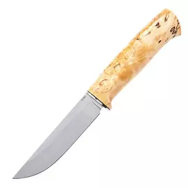 Нож Барбус, сталь Х12Ф1, карельская береза