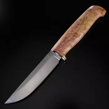 Нож Барбус, сталь K110, карельская береза