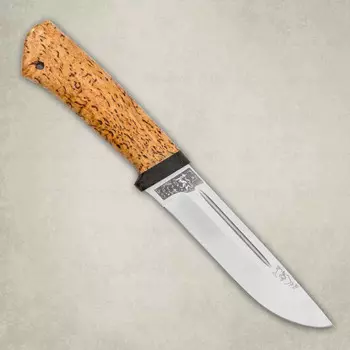 Нож Бекас, карельская береза, сталь К-340