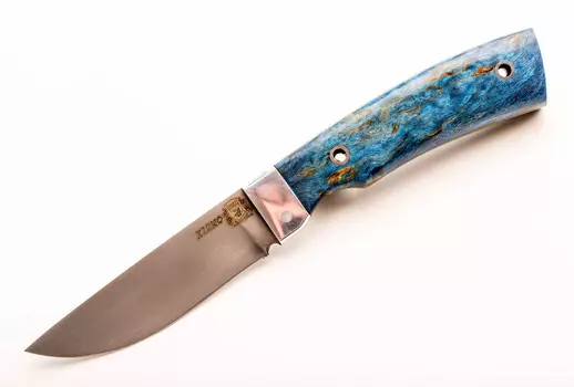 Нож Белка, сталь Х12МФ, карельская береза