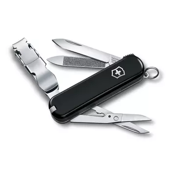 Нож-брелок Victorinox NailClip 580, 8 функций черный