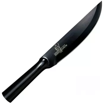 Нож с фиксированным клинком Cold Steel Bushman, сталь SK-5, рукоять сталь, black