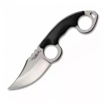 Нож с фиксированным клинком Cold Steel Double Agent II, сталь AUS-8A, рукоять zytel, черный