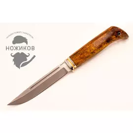 Охотничий нож Акула, сталь N690, рукоять черный G10