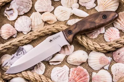 Нож Flint AUS-8 SW, орех, Kizlyar Supreme