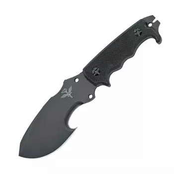 Нож Fox AVES Italian Helicopter Crew Survival, сталь N690, рукоять стеклотекстолит G-10, черный