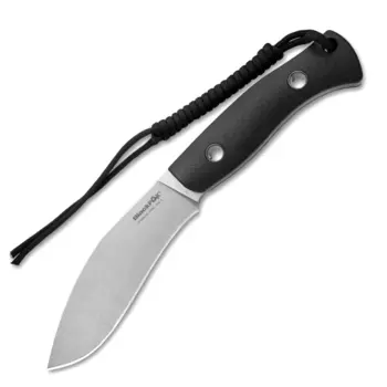 Нож Fox BlackFox Dipprasad Kukri, сталь 440C, рукоять стеклотекстолит G-10, чёрный