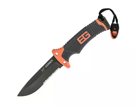 Нож Gerber Bear Grylls Ultimate Knife - R с огнивом, сталь 420HC, рукоять Textured Rubber