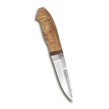 Нож Хаски, АиР, карельская береза, 95х18
