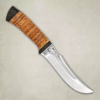 Нож Клык, береста, сталь 110х18 М-ШД