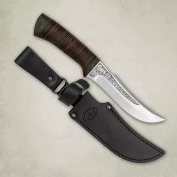 Нож Клык, кожа, сталь Elmax