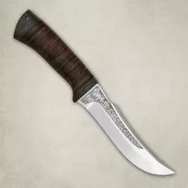 Нож Клык, кожа, сталь М390