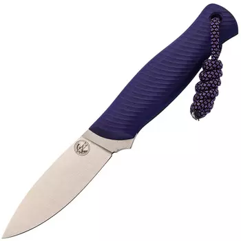 Нож Колибри, сталь AUS-10Co, рукоять G10, фиолетовый