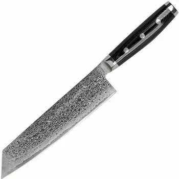 Нож кухонный «Kiritsuke» 20 см, серия «GOU» (101 слой) дамасская сталь