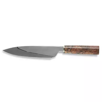 Нож кухонный Xin Cutlery Chef XC139 205мм, сталь 440C/410, рукоять Spalted Maple