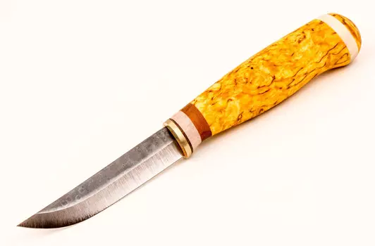 Нож Lappi Puukko PT 95, финская береза, сталь 80CrV2