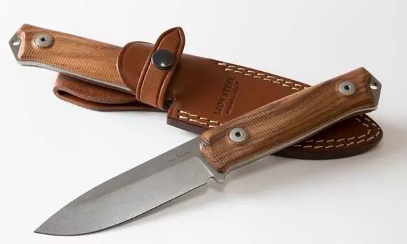 Нож LionSteel B41 Bushcraft, сталь Sleipner, рукоять дерево