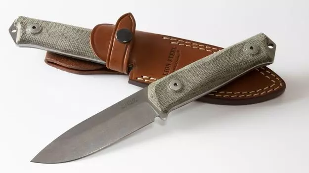 Нож LionSteel B41 Bushcraft, сталь Sleipner, рукоять микарта