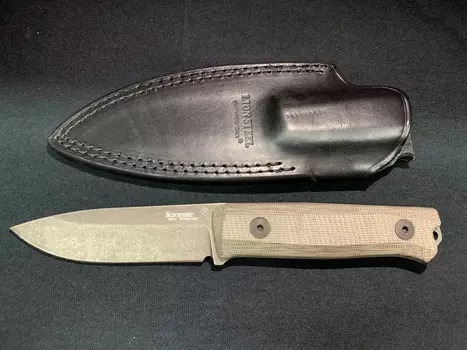 Нож LionSteel Bushcraft-R, сталь Sleipner, рукоять микарта