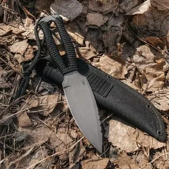 Нож Лис 7, сталь AUS-6, шнур