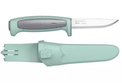 Нож Morakniv Basic 546 2021 Edition, сталь Sandvik 12C27, зеленая рукоять